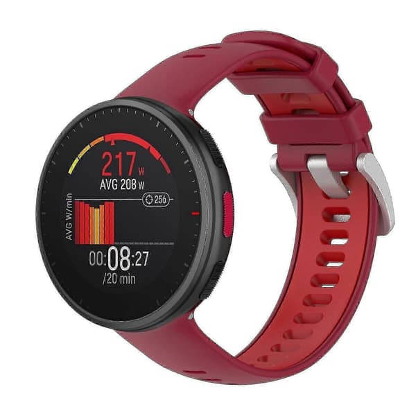 Silikoninen kellon ranneke Polar Vantage V2:lle Red