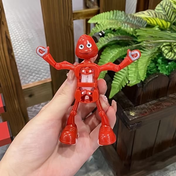 1 st Vindkraftsdriven Leksaksrobot Som Dansar, Udda Leksak Som Gör Splitter Blue