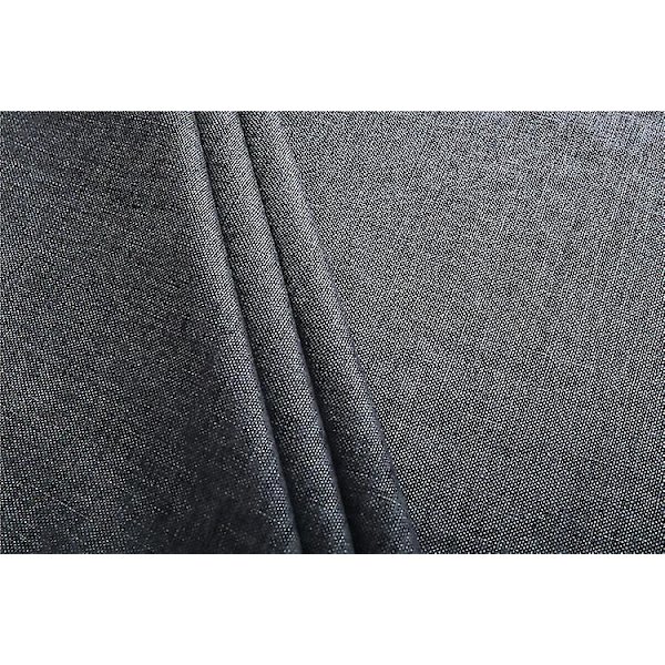 Dekorativ bordsduk rektangulär bordsduk matbordsöverdrag enfärgad bordsduk i bomullslinne Dark Gray 130x200cm