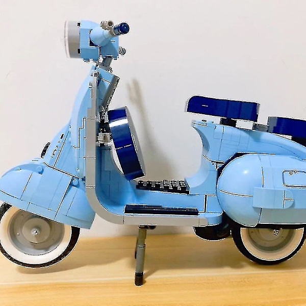 Roman Holida Vespa 125 Moc 10298 Berømt Motorcykel By Moto Samle Byggeklodser High-end