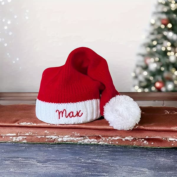 Personlig Tilpasset Hat, Julehat Small Font 34