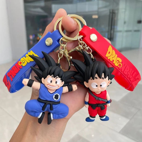 Dragon Ball Z Doll Hänge Anime Action Figur Barndom Sun Wukong Nyckelring Bilnyckel Kedja Väska Nyckelring Hänge Födelsedagspresent Sun Wukong6