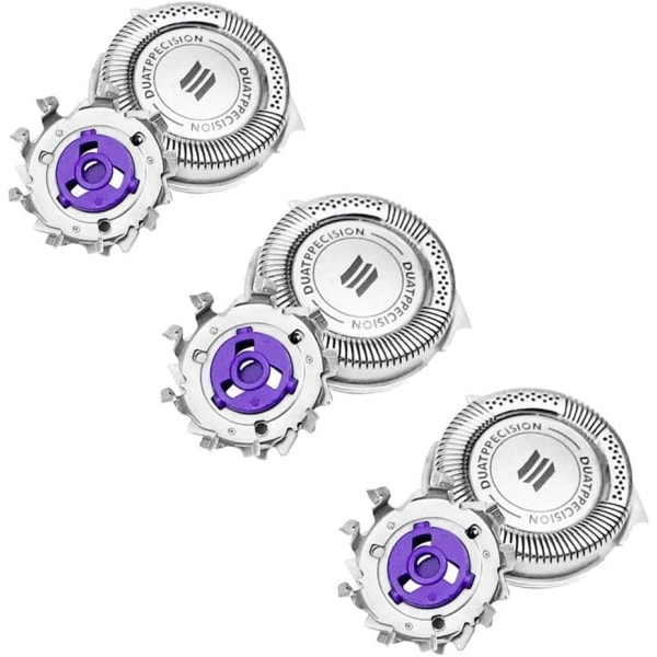 3-pack Ersättningsrakhuvuden för Philips Norelco HQ8 PT720 PT725 PT815 PT860 AT890 AT899 AT750 Serien Herrrakapparater