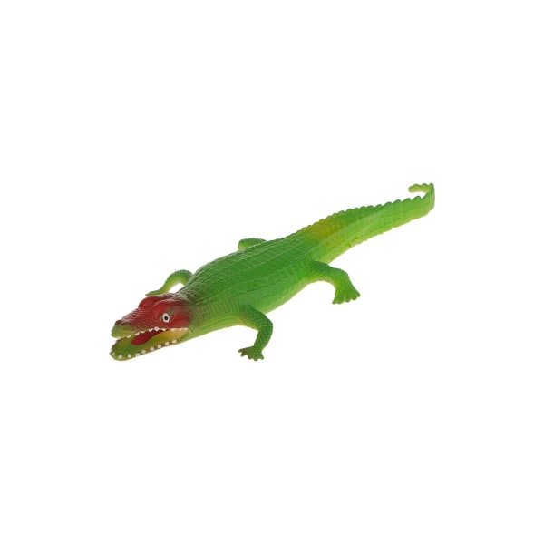 Simulering djur modell gummi krokodil modell karaktär barn skämt grön scen