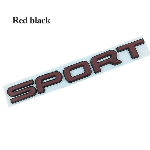 3D ABS Svart Logotyp Discovery Emblem Bokstäver Bil Front Motorhuv Bonnet Badge För Land Rover Discovery Sport 4 3 5 2 Td5 Tillbehör
