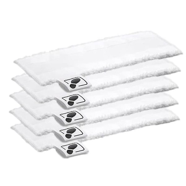 5 st Mikrofiberduk Överdrag Pads Kompatibel med Easyfix Sc2 Sc3 Sc4 Sc5