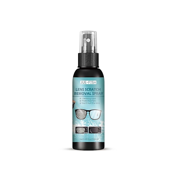 ØjenglasrenserKompatibel med briller og solbriller ridse- og linserensespray 100 ml