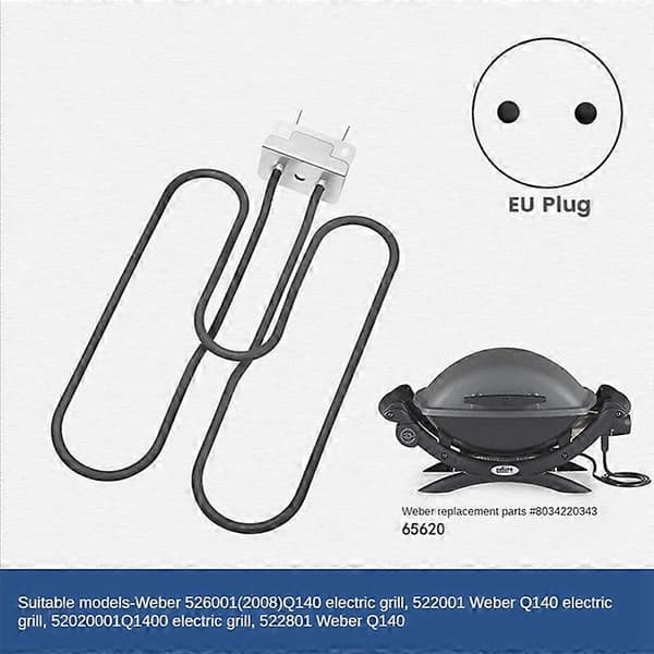 66631 / 65620 Elektrisk Grill Reservedeler EU-plugg