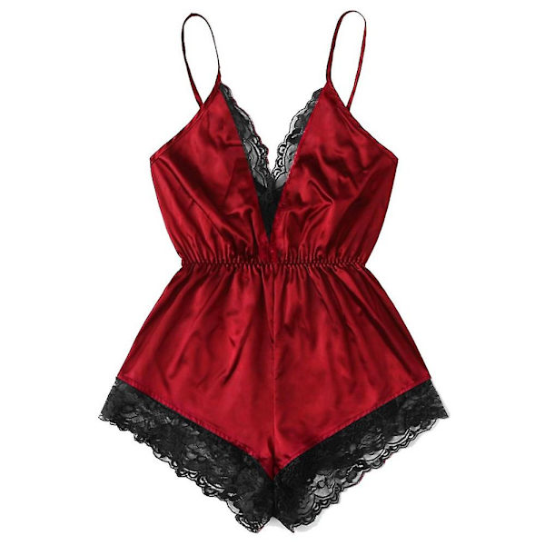 Sexigt nattlinne för damer, charmigt sovplagg underkläder Red 2XL