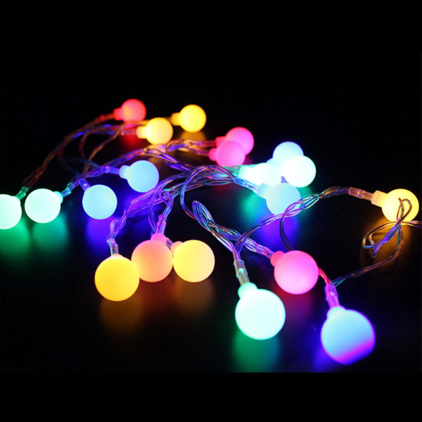 Solar Fairy Led String Light Trädgård Bröllop Yard Jul Dekor Lampa Multicoloured