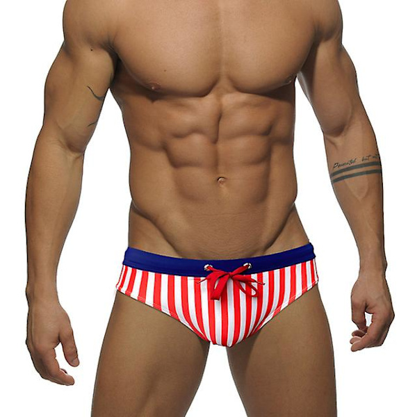 Badkläder Herr Kalsonger | Badshorts Herr | Herr Badbyxor | Herr Låg Midja Trunk C2 red without pad XL