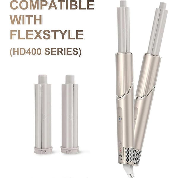 1 par Auto-Wrap Hårlokningscylindre til FlexStyle