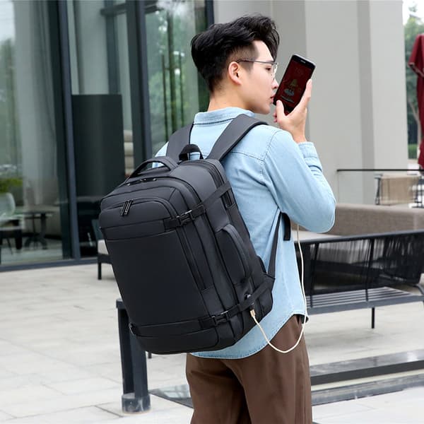 {YM}Ryanair and Norwegian Air Backpack / Cabin Baggage / - Carry-on Flight Grey