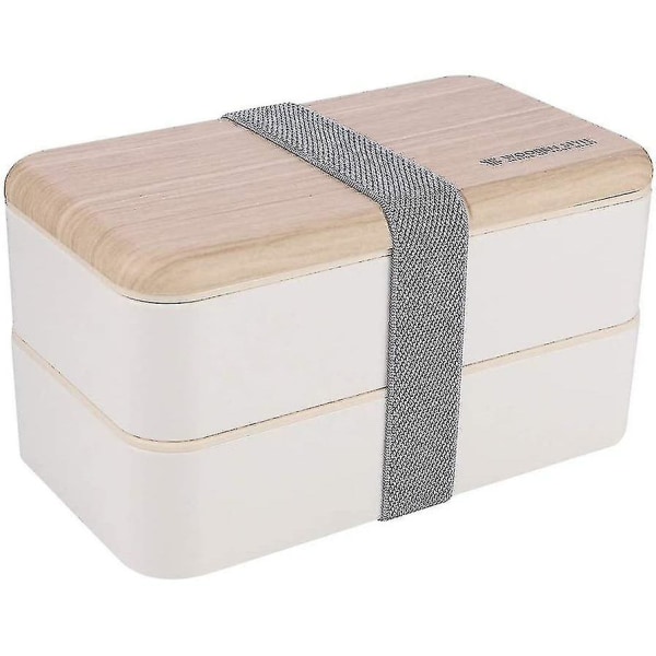 Bento Box, Lunchbox , Lunchbox Dubbel Lunchbox Lunchbox , Disksäker, Miave-säker, Bpa-