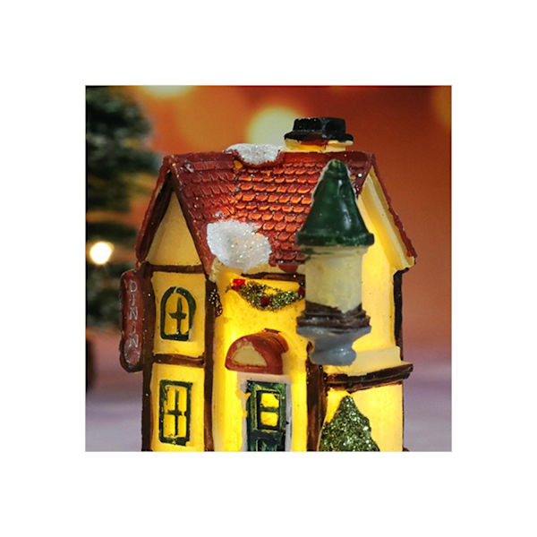 Jul LED-ljus Harts Hem Julhelg Prydnad Dekoration Barn Present Stil 5 Colourful