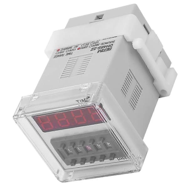 DH48S-2Z 220V 8-benet digital display timer tidsrelæ til tidsforsinkelseskontrol