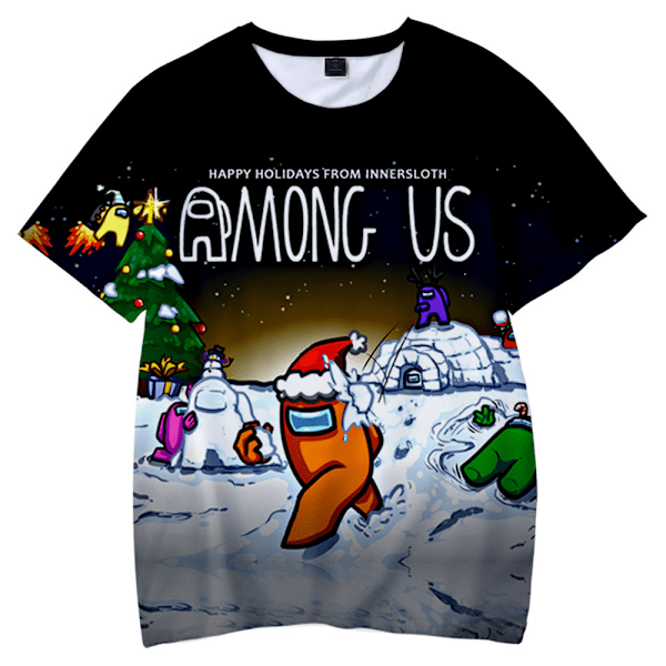 Børn Blandt Os 3D T-shirt Topper Drenge Piger Teenager T-shirt D 150cm 150cm D
