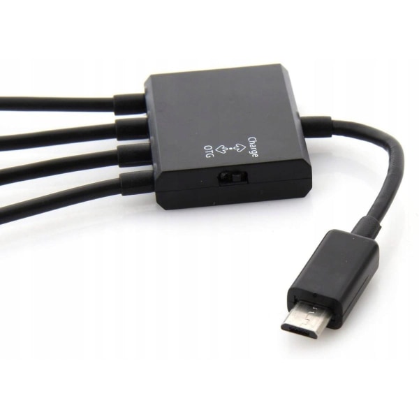 HUB 3x USB 1x MicroUSB Tablet PC ANDROID OTG Mus, JL706