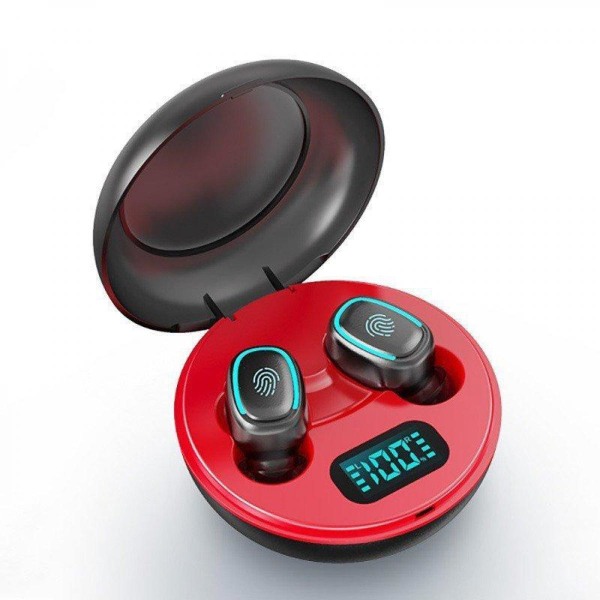 Hörsnäckor för Chronus Headset Sensitive Touch hörsnäckor, binaural högtalare (röd)