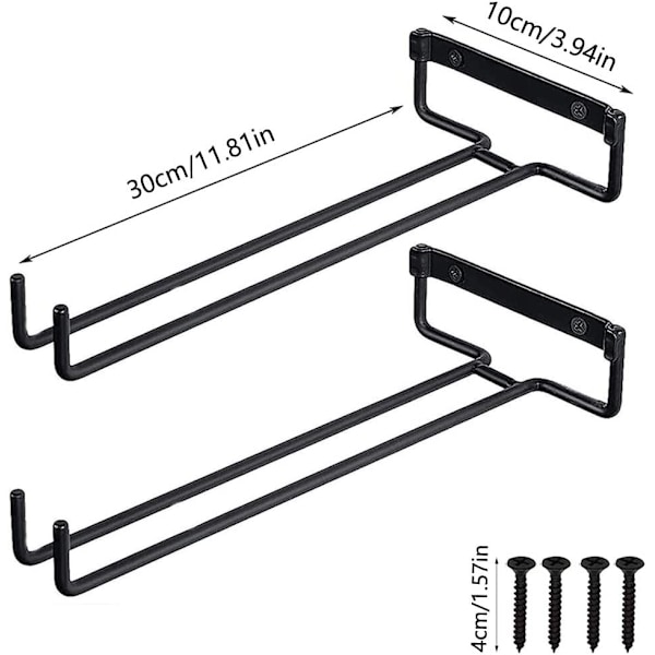 Glasställ, Hängande Vinglasställ i Metall, Hängande Glasställ, Vinglasställ, Glasställ, Med Skruvar, För Vinglas, Ölglas
