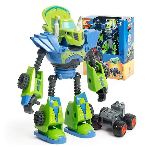 Blaze Monster Machines Animeshahmo Cartoon Muovi/seos Deformoitu Auto Action Figure Malli Lasten Leikkikalut Lasten Syntymäpäivälahjat - Actionhahmo