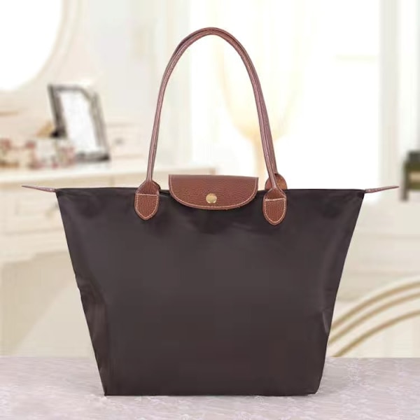 Nya Longchamp Le Pliage-väskor för kvinnor ZX Kaffe 2 Kaffe Kaffe Kaffe S