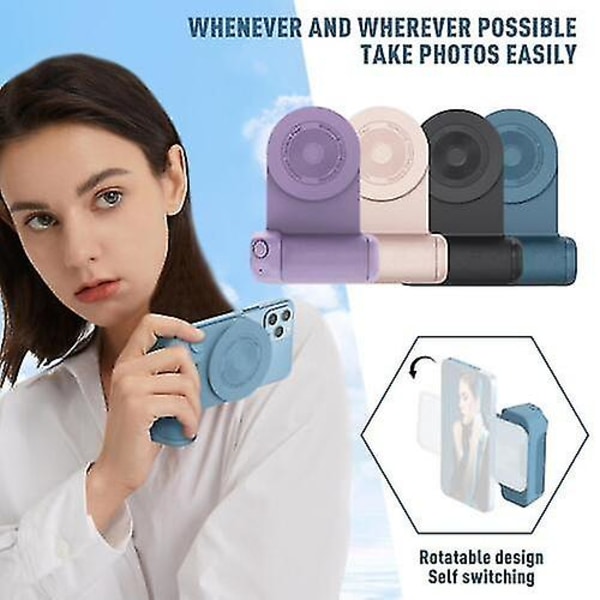 Bluetooth Telefon Kamera Slutare Hand Grip Hållare För Mobiltelefon purple  b338 | purple | Fyndiq