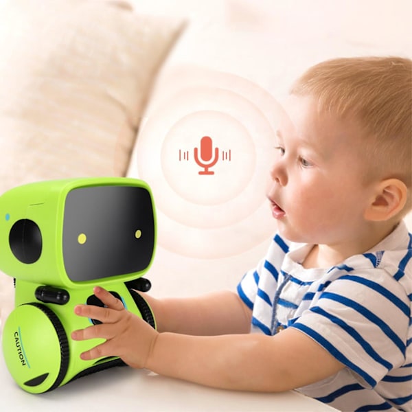Robottilelu pojille ja tytöille, älykkäät puhuvat robotit, älykäs kumppani ja opettaja, syntymäpäivälahjat pojille 3+ vuotta