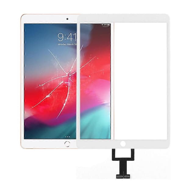 Touch Panel til iPad Air 3 A2152 A2123 A2153 A2154 / iPad Air 3 Pro 10.5 tommer 2. generation White
