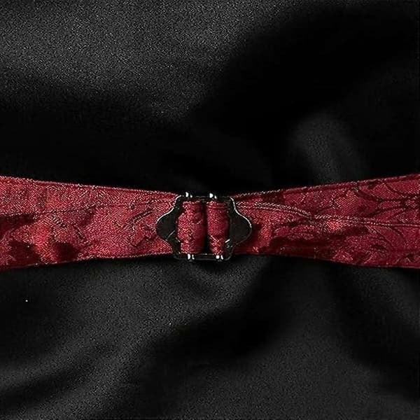 Viktoriansk väst för män Steampunk Gotisk väst red M