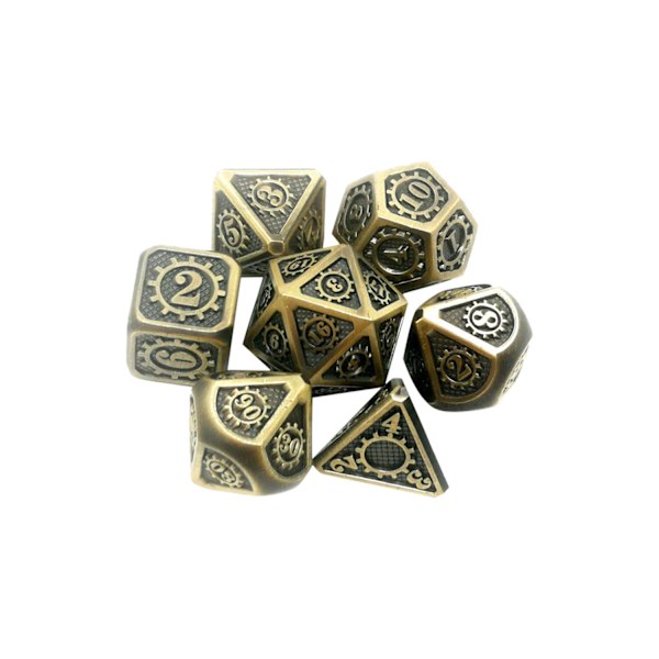 Set med 7 DrackonScalesForDicesDndPathfinderRpg Brädspels Tärningar05