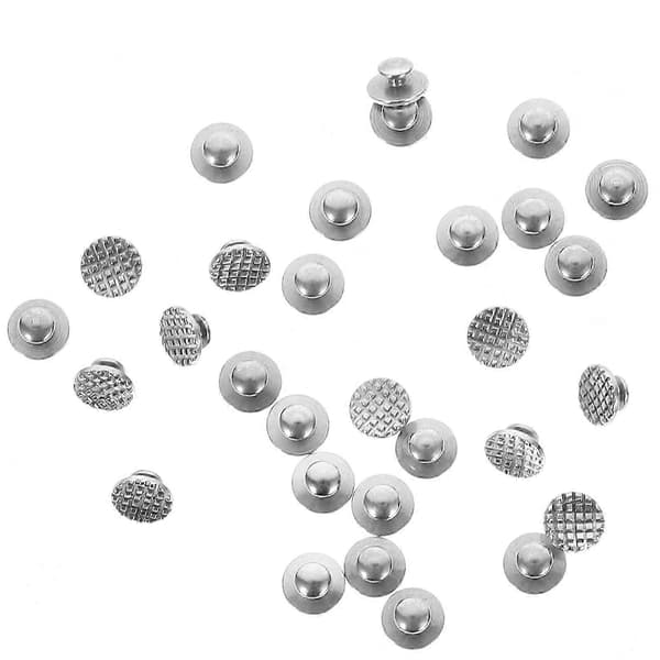 3 Æske Lingual Knapper Ortodonti Rustfrit Stål Lingual Knapper Dental Ortodontisk Tilbehør 2X2cm