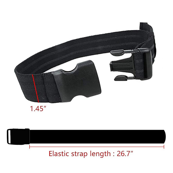 Elastiske benbånd, sklisikre stropper, universelle utendørs benstropper, elastiske bånd
