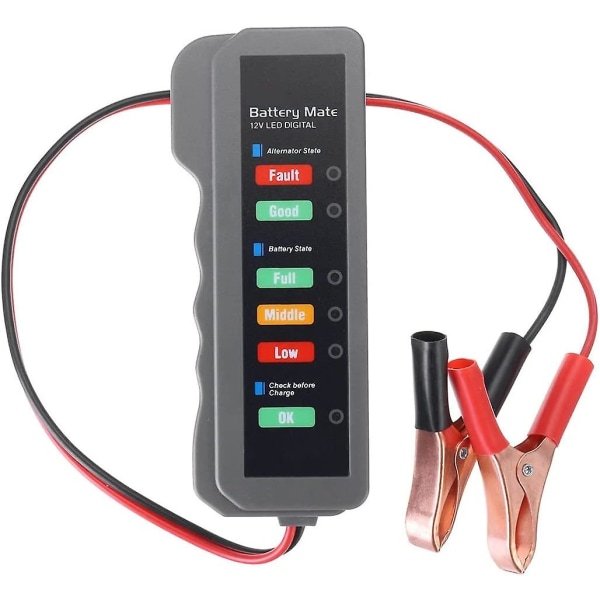 12v Batteritestare Digital Generatordetektor Biltändarkontakt Diagnostikverktyg,bilbatteritestare Batteritestare 12v batteritestare