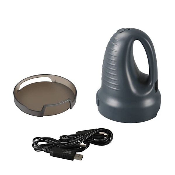 Sähköinen lumen- ja jäänraappa - Kannettava sähköraappa USB-latauksella Gray
