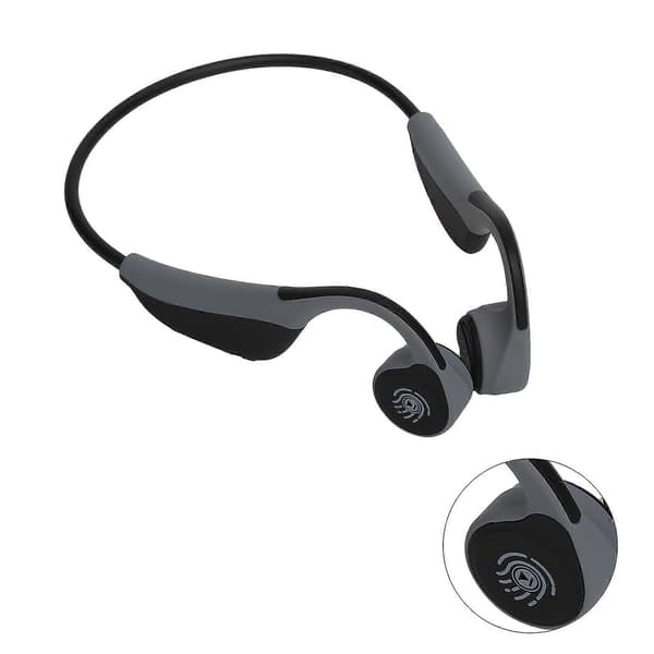 V9 Benlednings Bluetooth Headset Touch Control Stereo Omgivande Sportlurar