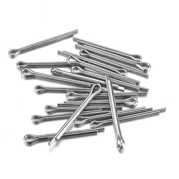 Låsesplintsortiment i rustfrit stål, 150 stk. lige splint, 150 stk. splintsortiment, låsesplint i rustfrit stål, lige