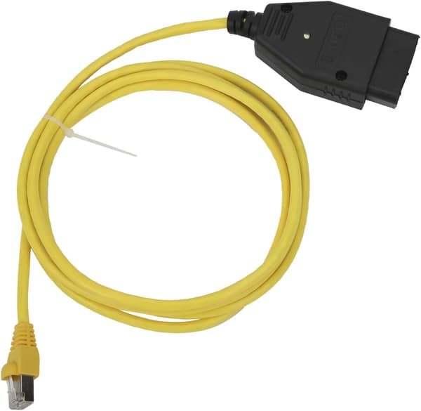 {YM}Ethernet to OBD Cable, OBD2 Cable Ethernet to OBD Cable ENET Interface Data Coding Diagnostic Tool Suitable Compatible with F/1/3/5/7 Series