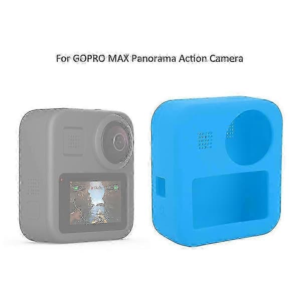 Silikonlinsskydd för GoPro MAX Panorama Kamera Blå