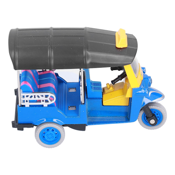 Drag Tillbaka Thailändsk Trehjuling Simulering Legering Tuk Tuk Bilmodell Leksak Barnfordon Leksak Röd