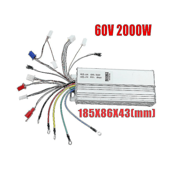 60 V 2000 W Siniaalto-ohjain, yhteensopiva Citycoco-sähkömoottoripyörän leveärenkaisen sähkömoottorin kanssa