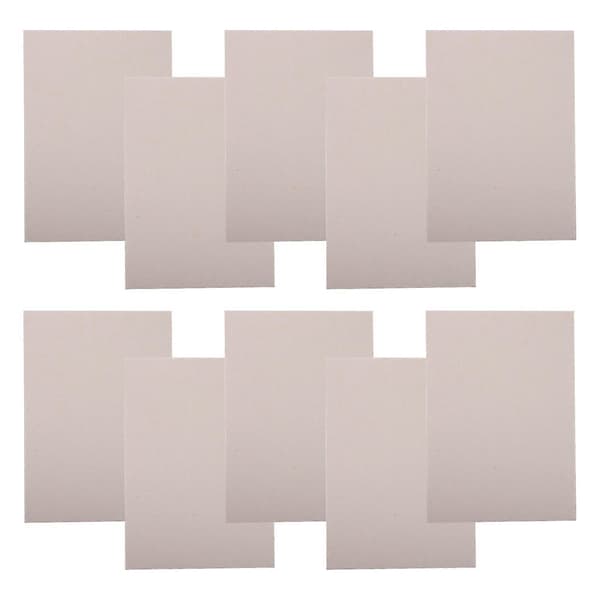Tykt spånplade ark, håndlavet modelplade, bogbinderi spånplade, lysegrå 29,7X21X0,2Cm 10 stk Light Grey 29.7X21X0.2CM