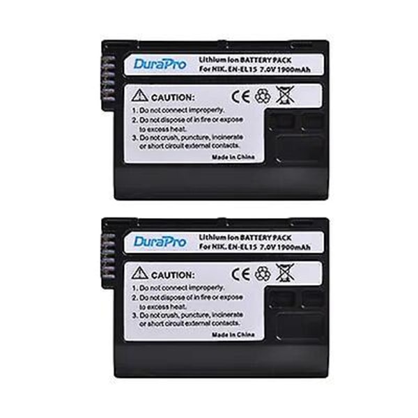 1900mAh EN-EL15 EN EL15 Uppladdningsbart Kamerabatteri För Nikon D600 D610 D600E D800 D800E D810 D7000 D7100 D750 V1 MH-25