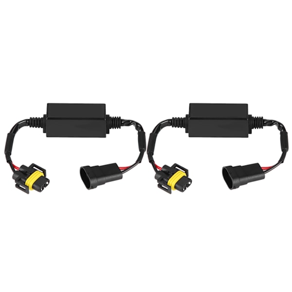 Decoder för H8/H9/H11 C12 LED Strålkastare Dimljus Anti-Flicker Flash Fel Interrupter