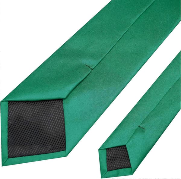 Enfärgad Slips Herr Slips Kompatibel med Affärs- och Bröllopsfest Green