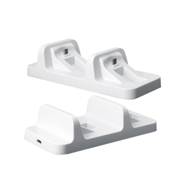 PS4 Controller Oplader, Dobbelt USB Opladningsstation Stand til Sony Playstation 4 PS4, PS4 Slim, PS4 Pro Dualshock 4 Controller