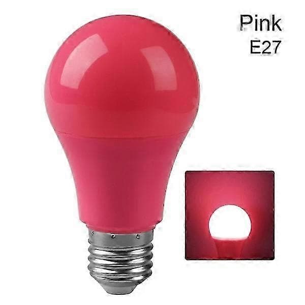 LED-lampe A60 Pink E27-E27