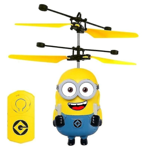 Minions Drone-Fjärrkontrollplan, miniflyg, blixthelikopter