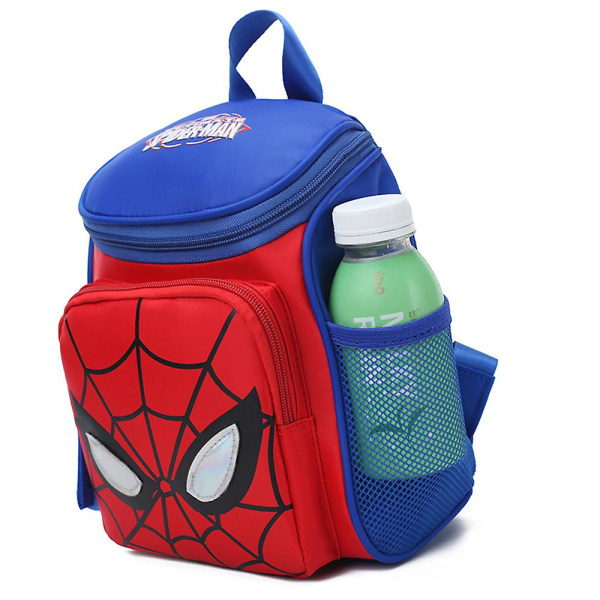 Ryggsäck för småbarn, pojkar, flickor, barn, förskola, resor, cool, söt, tecknad, vattentät, dagis, skolväskor Spider-Man Royal Blue