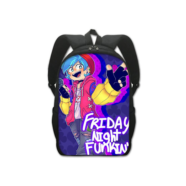 Friday Night Funkin Ryggsäck Tecknad Spel Studenter Skolväska Resa Utomhusväskor 4